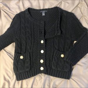 Small Black Cardigan 3/4 Sleeves - LIKE NEW